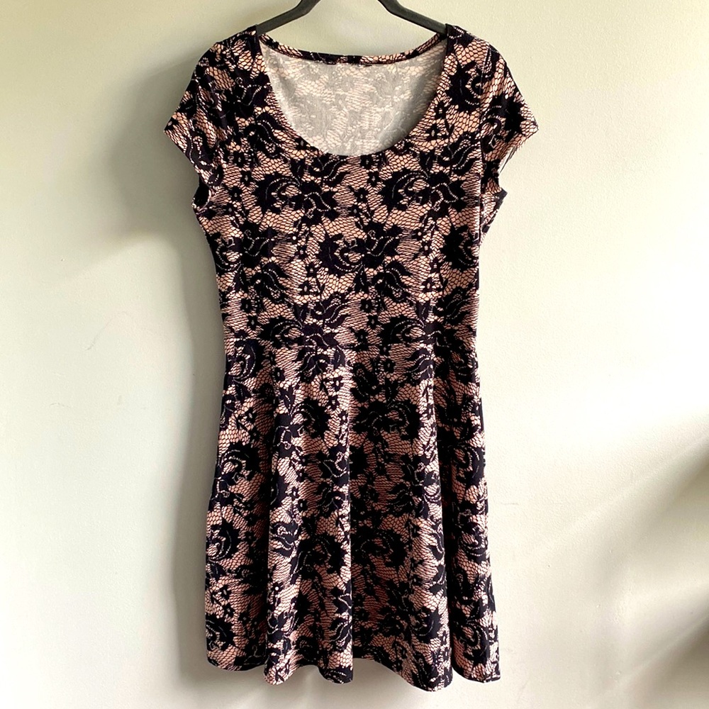 Stretch cotton dress